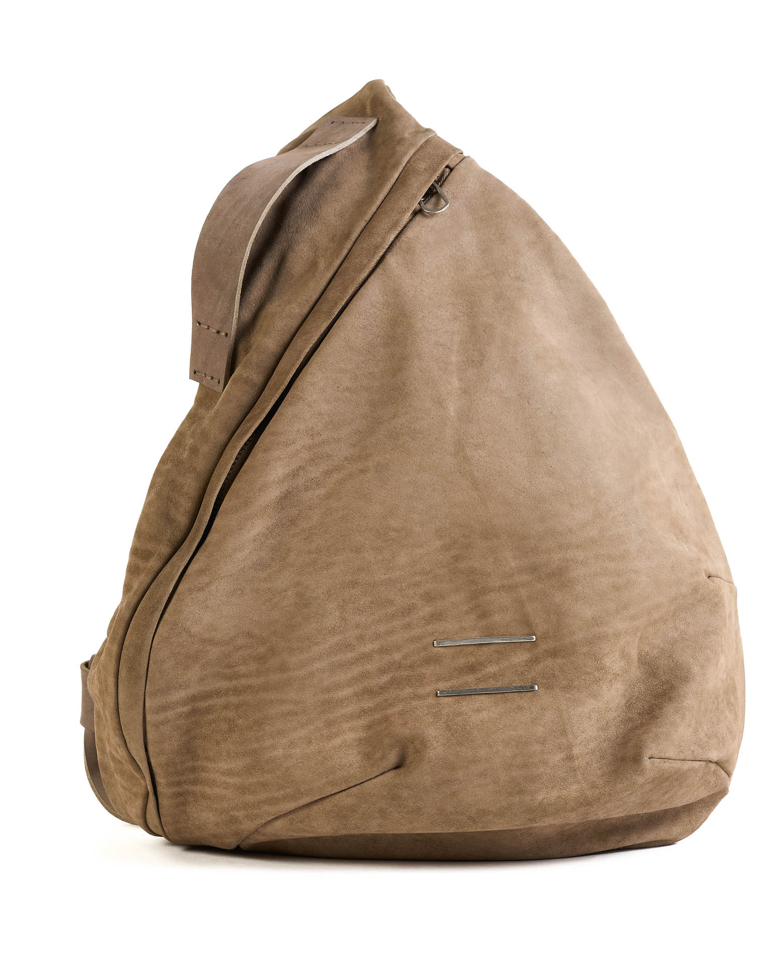 daniele basta leather and silver bags - FRONT
